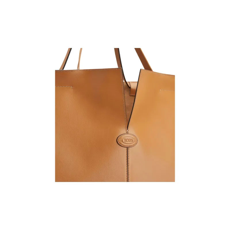 TOD'S Slit Detailed Top Handle Bag-4