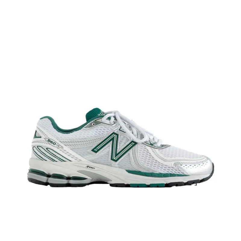 AIMÉ LEON DORE x New Balance 860 V2 Breathable Support Low Top Running Shoes Unisex Silver White-1