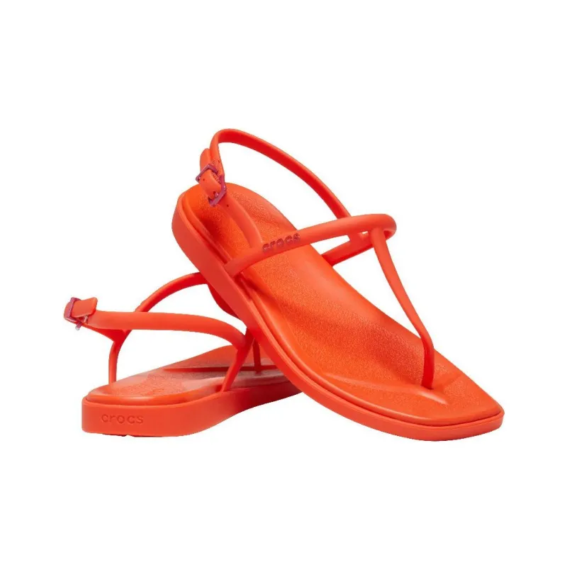 Crocs Beach Sandals Women's Orange-3