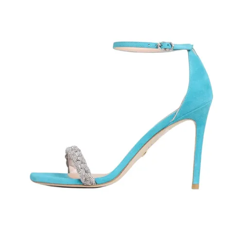 Stuart Weitzman/SW Nudistcurve 100 One Strap Sandals 10cm Women's Blue