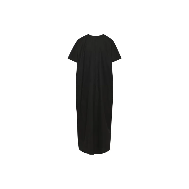 ARITZIA The Group By Babaton Charette Linen Dress Short-Sleeved Dresses Women's Black-1