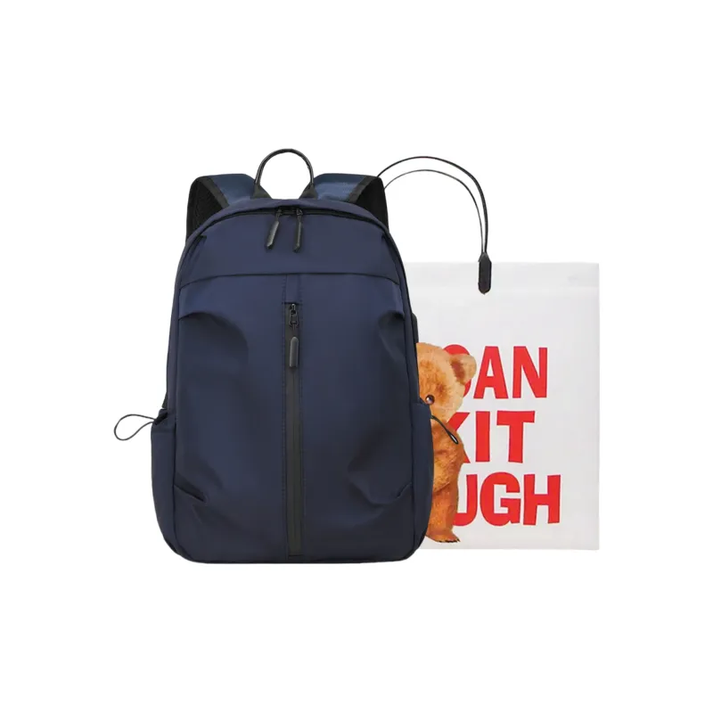 Worm's Home Oxford Backpack Men's Black/Gray/Blue-0