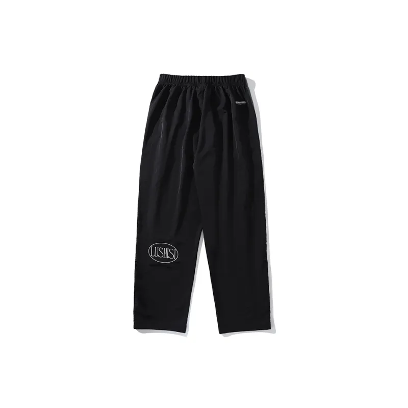 LUSHISI Athletic Trousers Unisex Black-1