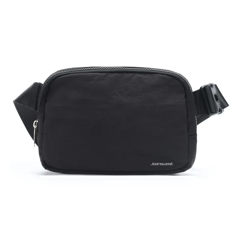 JEANSWEST Fabric Fanny Pack Sling Bag Backpack Cell Phone Pouch Regular Unisex Multicolor-0