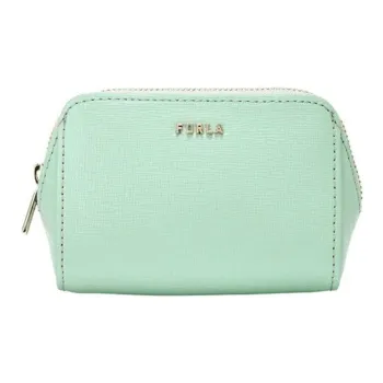 Furla Cow Leather Coin Purse Women's Mint Green
