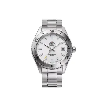 ORIENT Automatic Mechanical Movement Stainless Steel Strap Watch 46.5mm Men's Watch White Dial