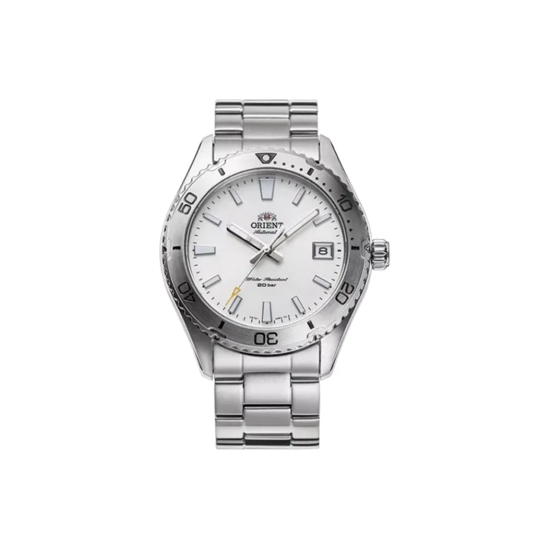 ORIENT Automatic Mechanical Movement Stainless Steel Strap Japanese / Korean Watches 46.5mm Men's Watches White Dial-0