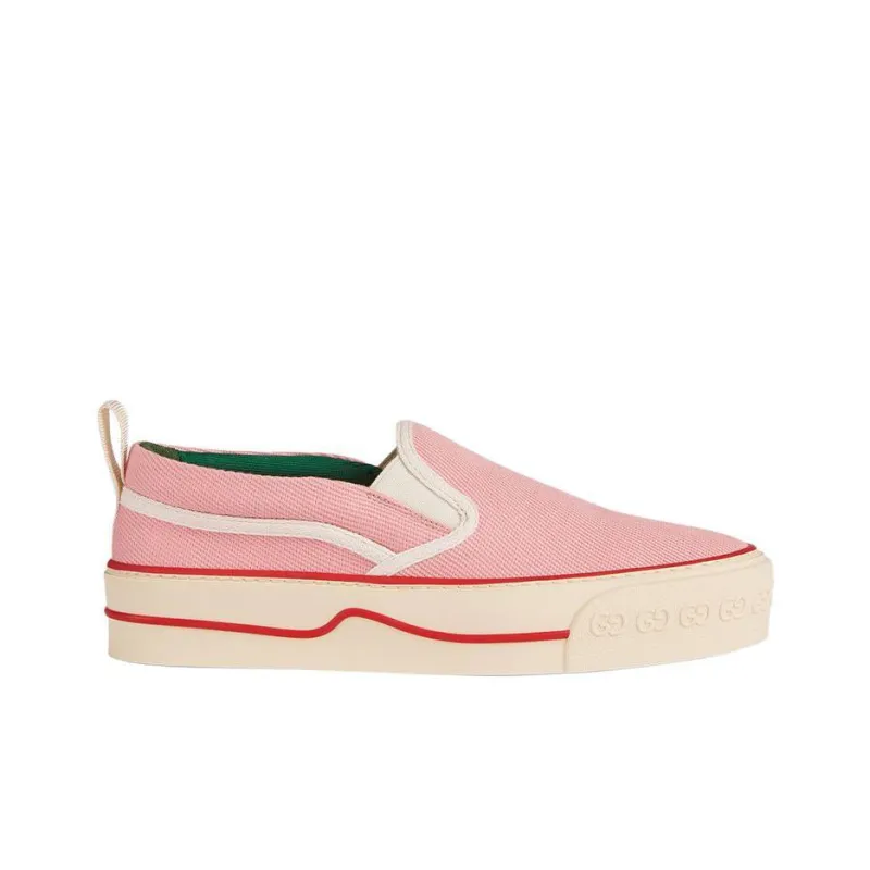 GUCCI Tennis 1977 Slip-On Pink Women's-1