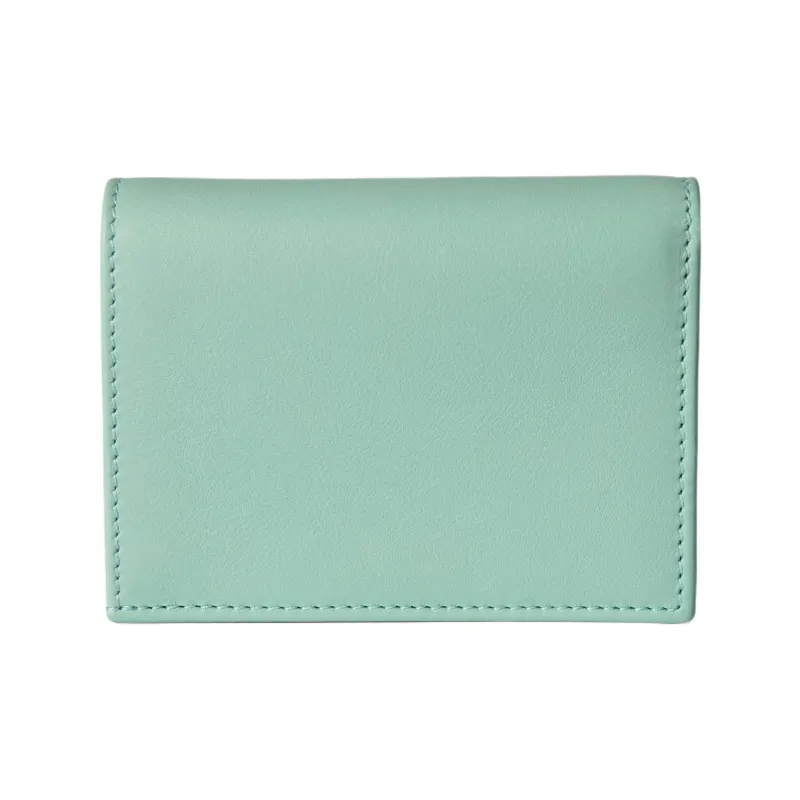 GUCCI GG Marmont Leather Card Holder Women's Light Green & Light Yellow-2