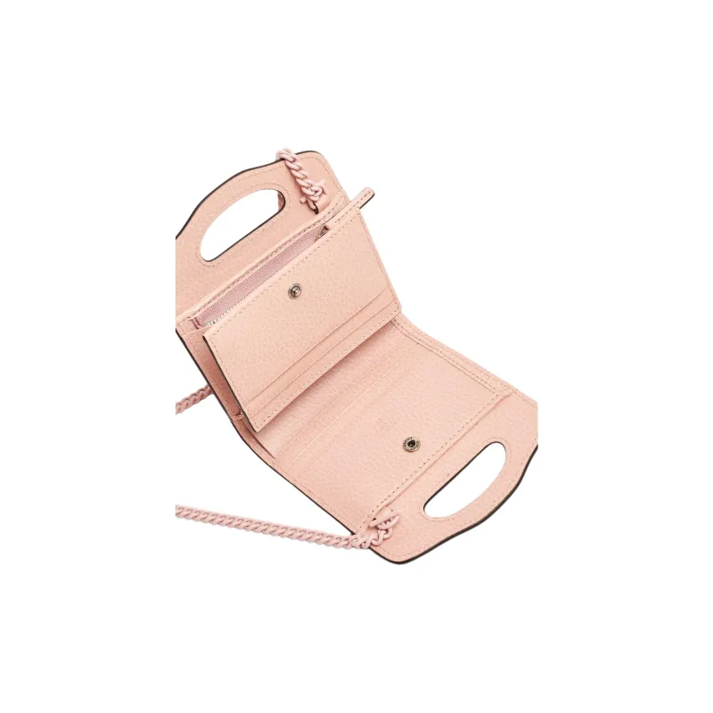 GUCCI GG Marmont Leather Card Holder Women's Pink-8
