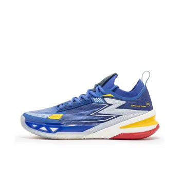 361° BIG3 5.0 Pro Basketball Shoes Men Low Top Shiny Blue/Feather White
