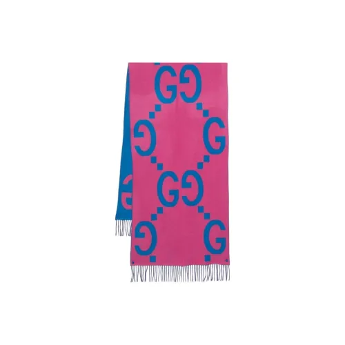 GUCCI Jumbo GG-jacquard Wool Scarf