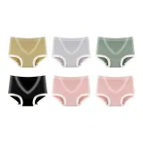 M297-Textured Boxer Shorts-F Set-Yellow+Gray Purple+Green+Black+Pink+Pink (6 Pack)