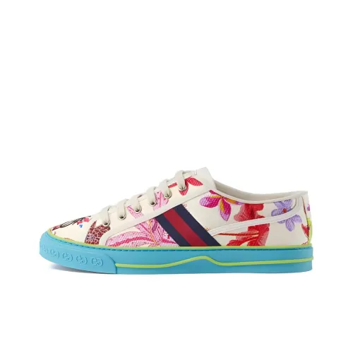 GUCCI Tennis 1977 Skateboard Shoes Men Low-Top Multicolor