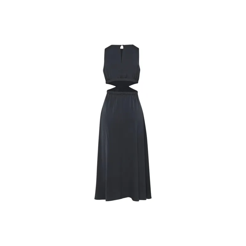 ARITZIA Babaton Cella Satin Dress Sleeveless Dress Women's Admiral/Admiral Color-1