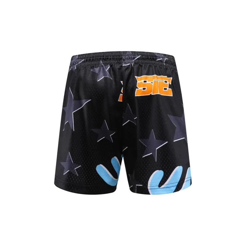 BKCXZICE Graffiti Quick Dry Basketball Shorts Unisex-1
