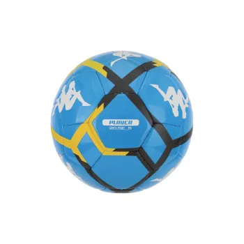 Kappa Size 35 Size Soccer PVC Machine Stitched Soccer Ball Unisex Blue - Black/Yellow Stripes