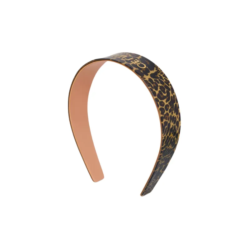CELINE Headband In Acetate And Steel-2