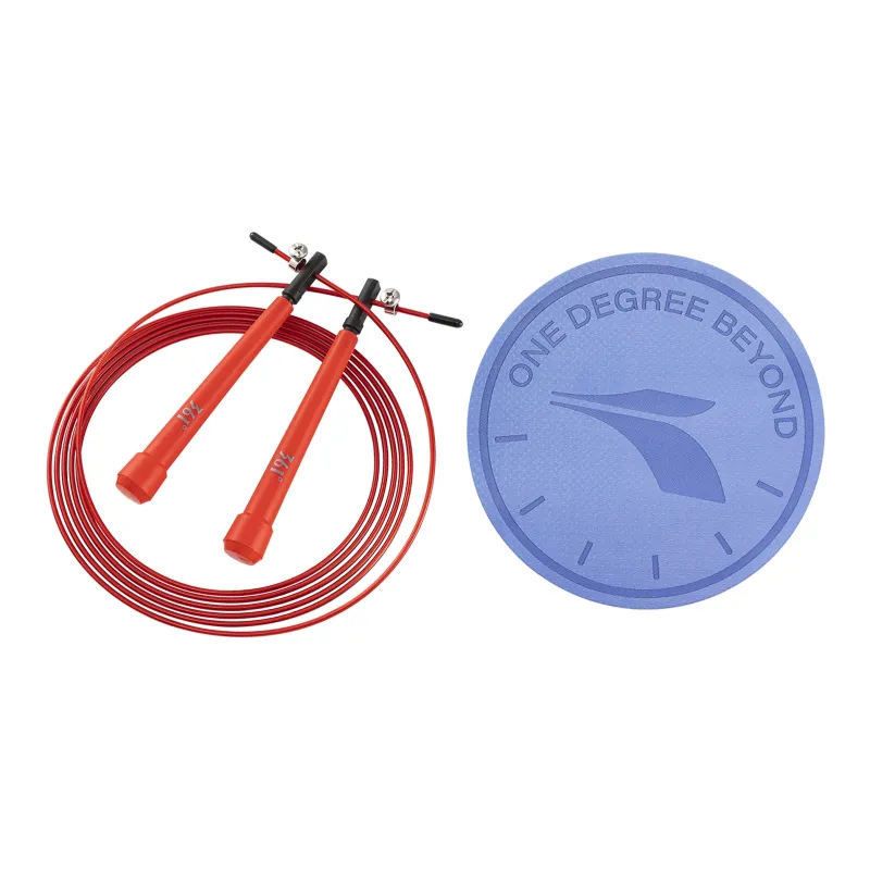 361° Fitness Training Non Countable Jump Ropes Fitness Crowd PVC+Silicone+Steel Wire Rope PP Controller 3m Red-1