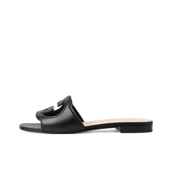 GUCCI GG Cut out Flat Sandals