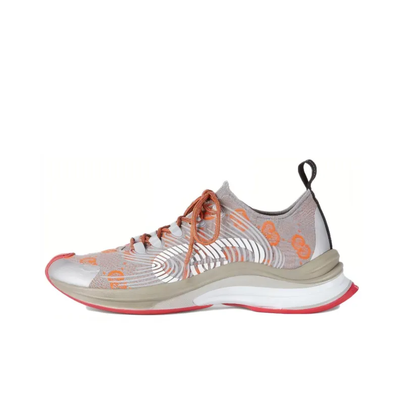 GUCCI Run Sneaker 'Grey Orange'-0
