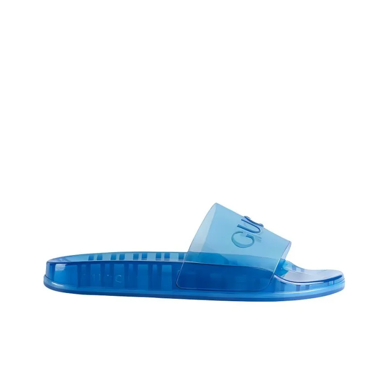 GUCCI Slide Sandal 'Transparent Blue'-1