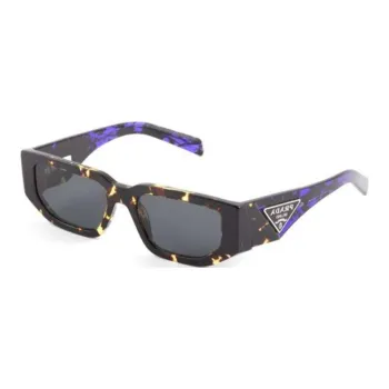 PRADA Tortoiseshell Gradient Rectangle frame Sunglasses