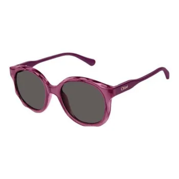 Chloe Acetate Round Sunglasses Kids' Purple