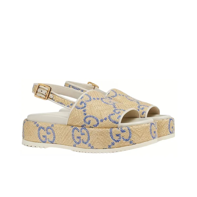 GUCCI Strap Sandals Women's Beige-1