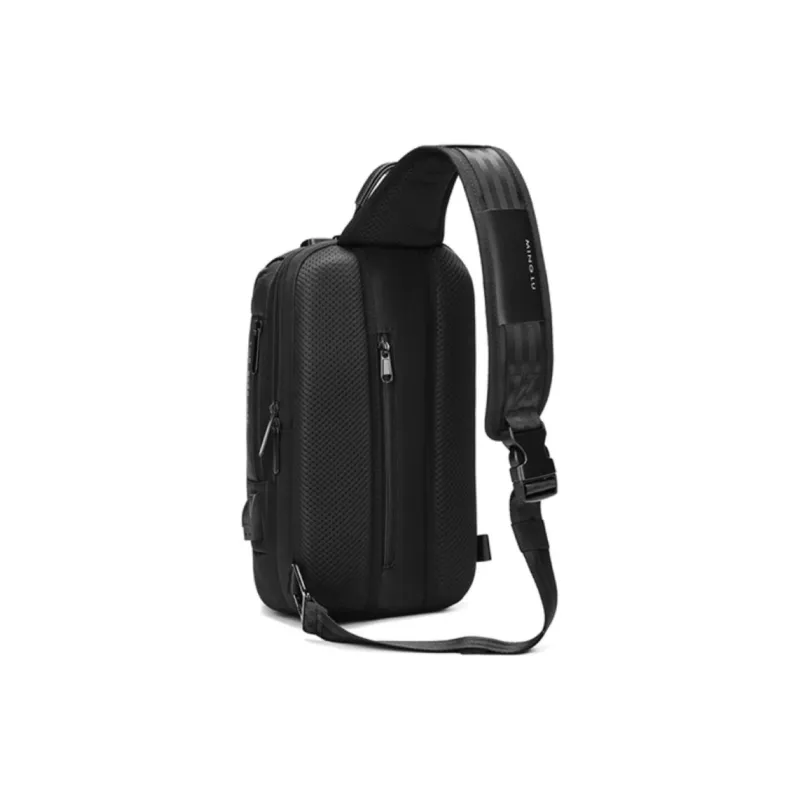 Ssweisiker Oxford Shoulder Bag Regular Men's Black/Gray-3