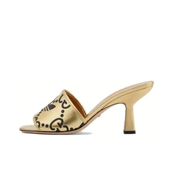 Adidas Originals x GUCCI Slide Slippers Women's Gold