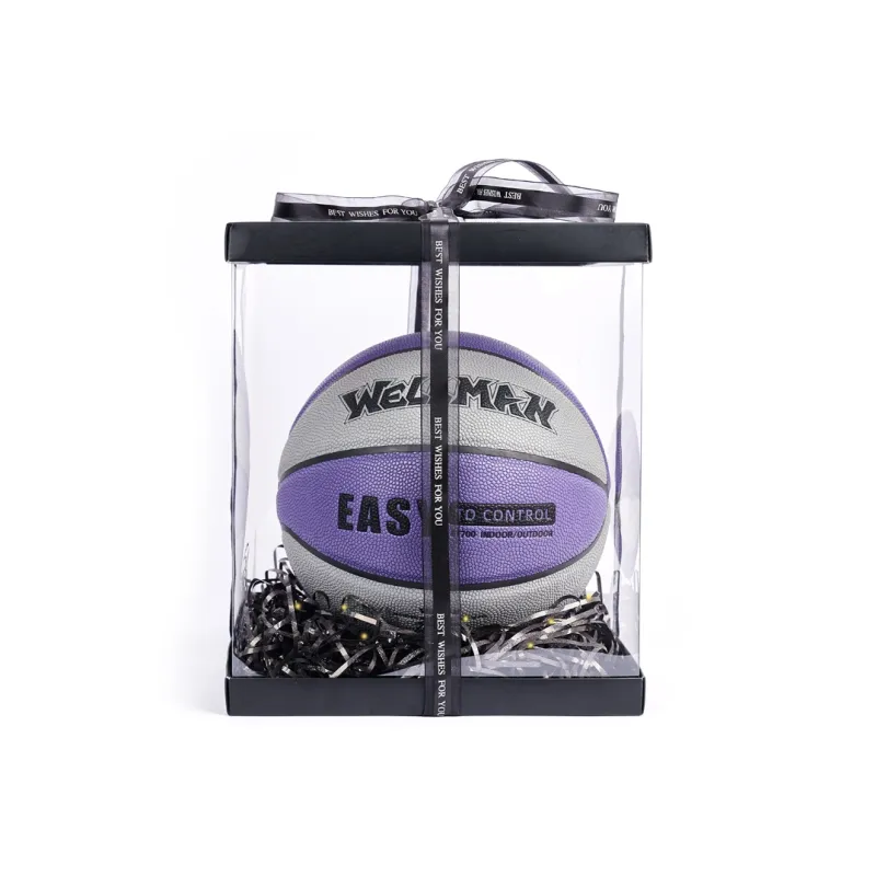 WELLman PU Basketball Gray Purple Size 7 Training Unisex-3