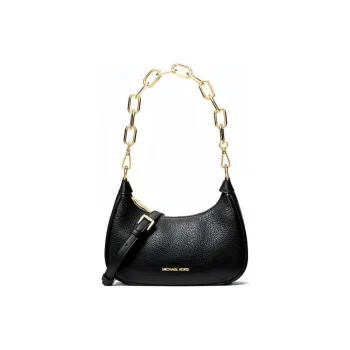 MICHAEL KORS Pebble Leather Portable Crossbody Bag, Shoulder Bag Women's Black