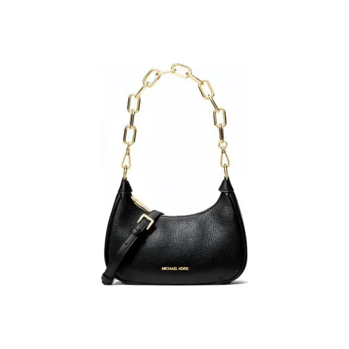 MICHAEL KORS Pebble Leather Portable Crossbody Bag, Shoulder Bag Women's Black