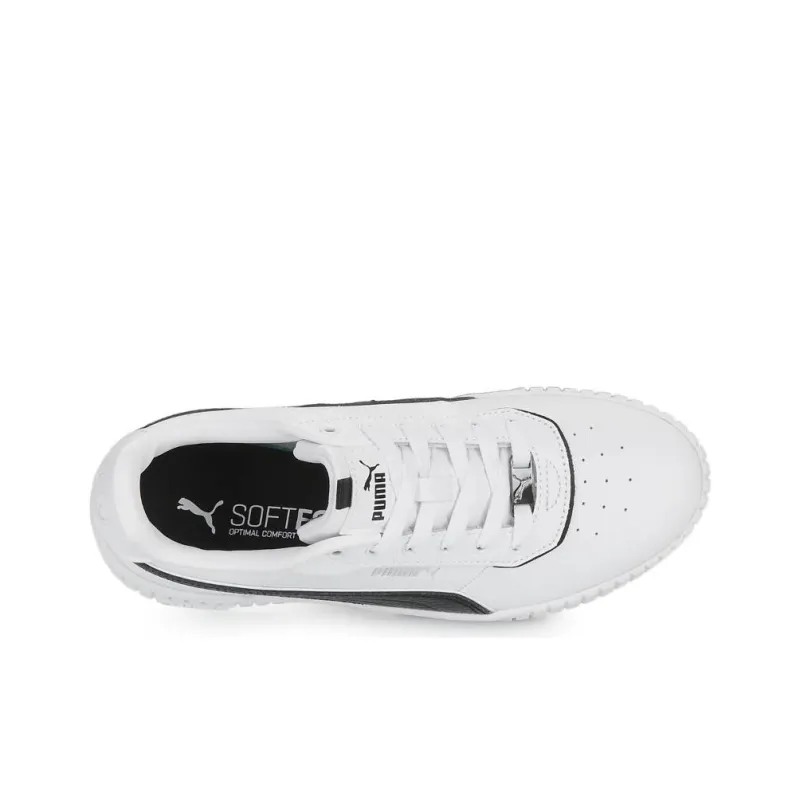 PUMA Carina 2.0 Lightweight Low-Top Skateboard Shoes Women's White-5