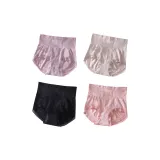 M213-High-Rise Tummy-Tucking-C Set-Light Purple+Coffee+Black+Pink (4 Pack)
