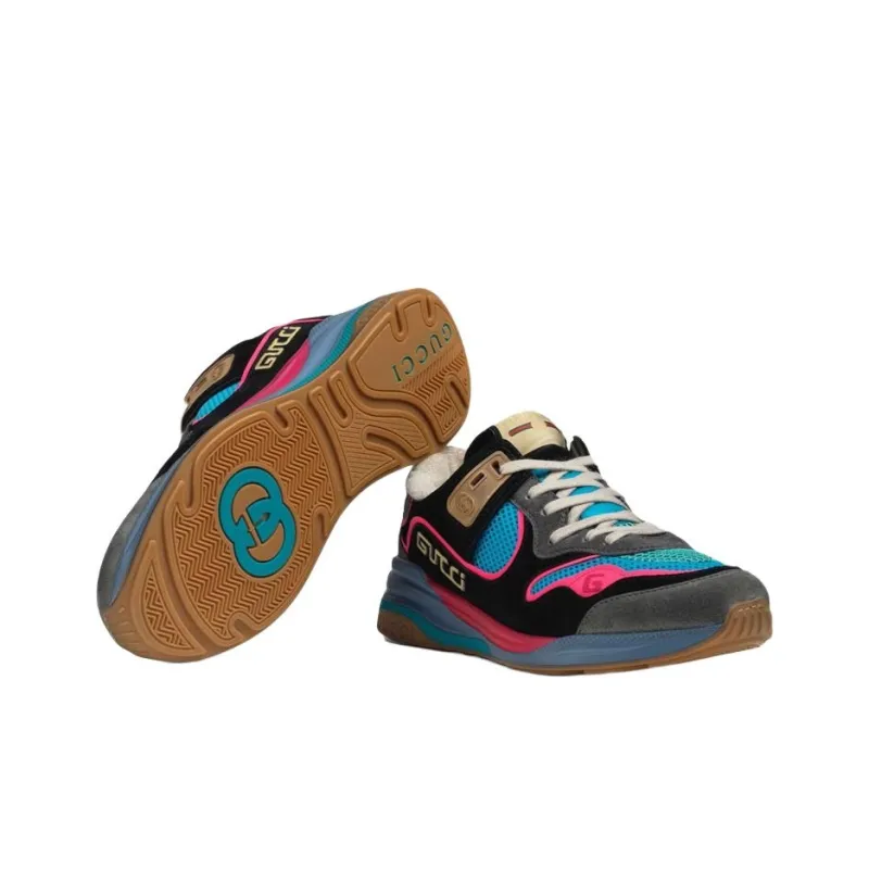 GUCCI Ultrapace Low-Top Casual Shoes Women's Black-4