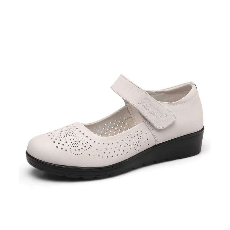 Strongman 3515 Women's Casual Shoes Black Beige White-6