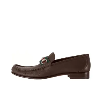 GUCCI Web Stripe Horsebit Loafer 'Cocoa'