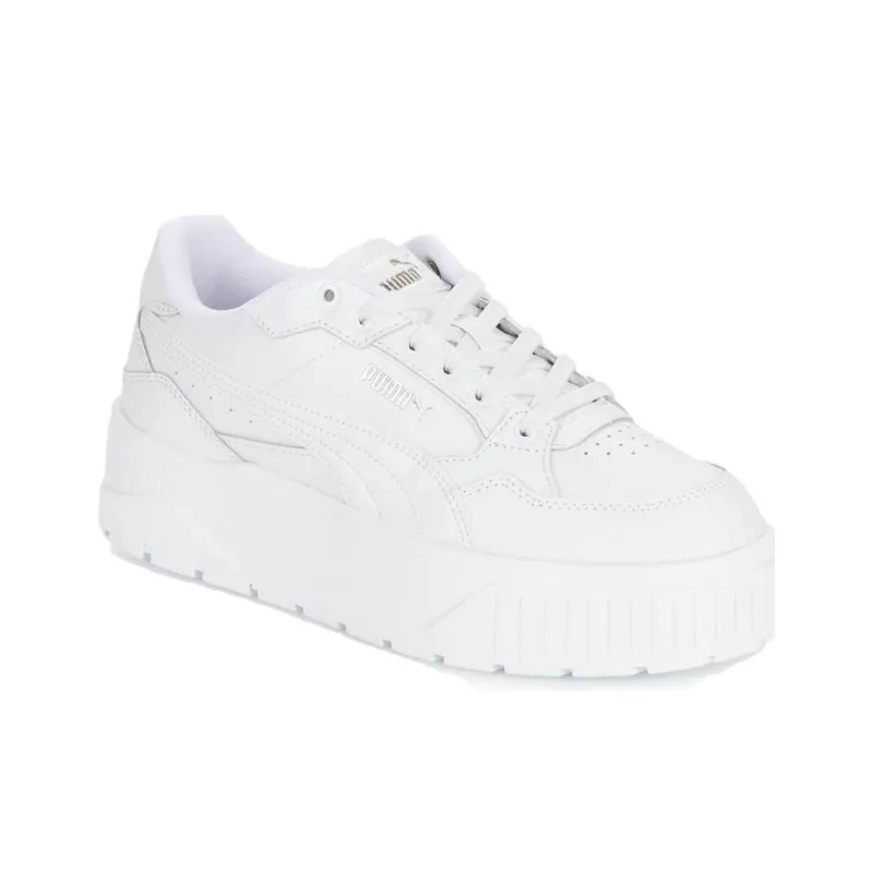 PUMA Karmen Anti Slip Wear Resistant Low Top Casual Shoes Women's White-3