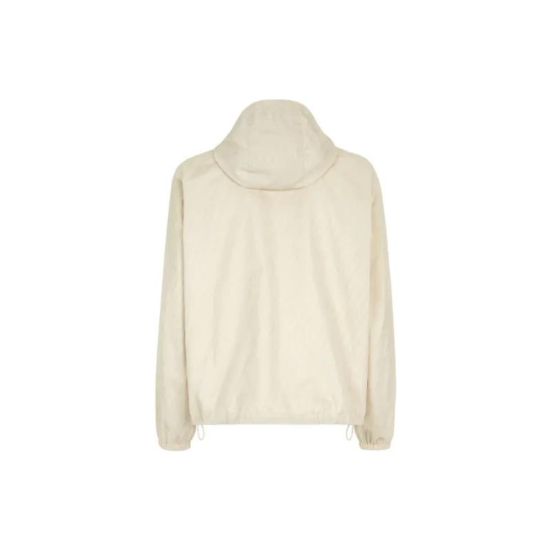 FENDI FF Logo Hooded Windbreaker-1