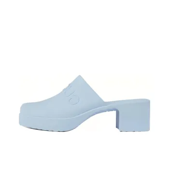 GUCCI Slip-On Sandal Pastel Blue Women's