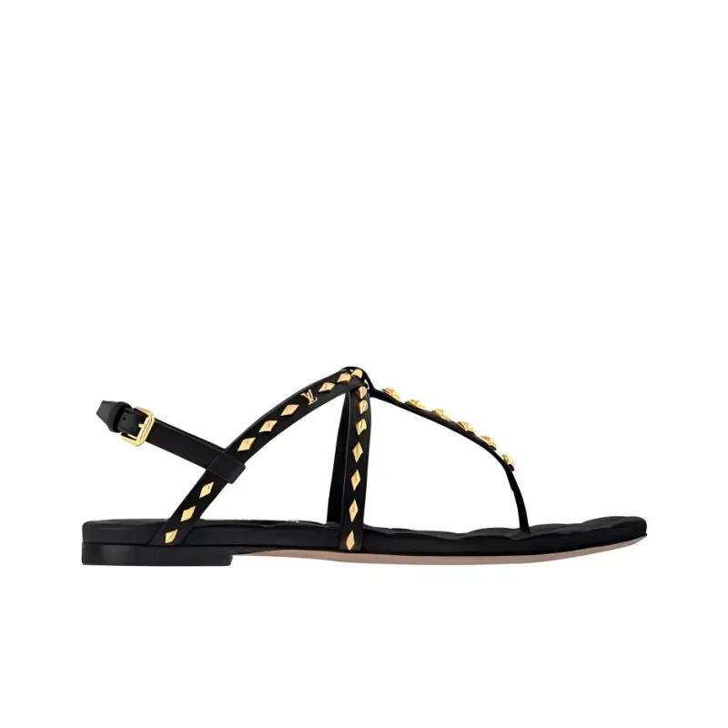 LOUIS VUITTON Celeste Strap Sandals Women's Black-1