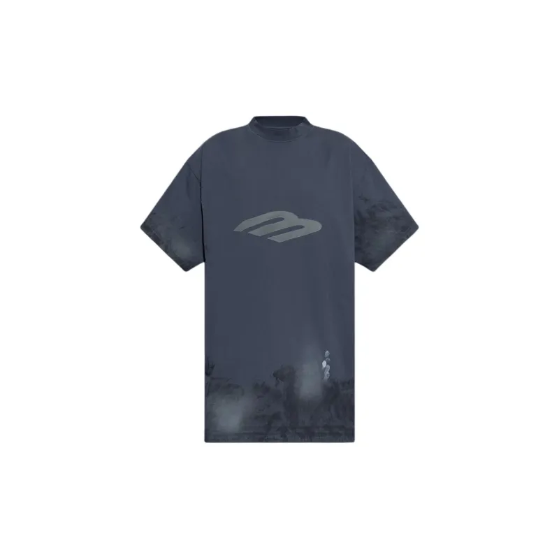 Balenciaga 3B Sport Icon Oversized T Shirt-2