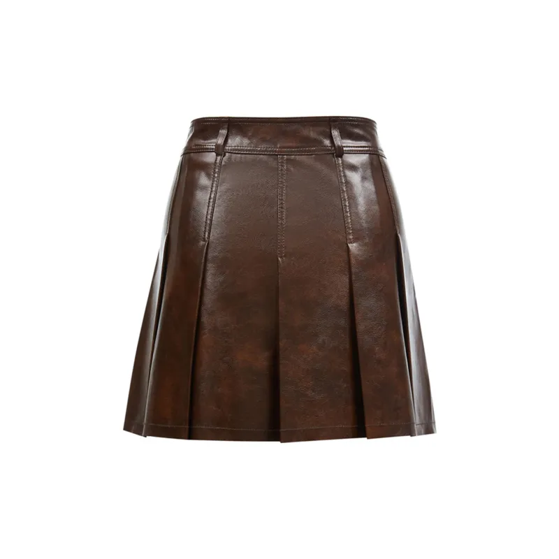 ONLY Knee Length Skirt Women's Sweet Chocolate Brown-1
