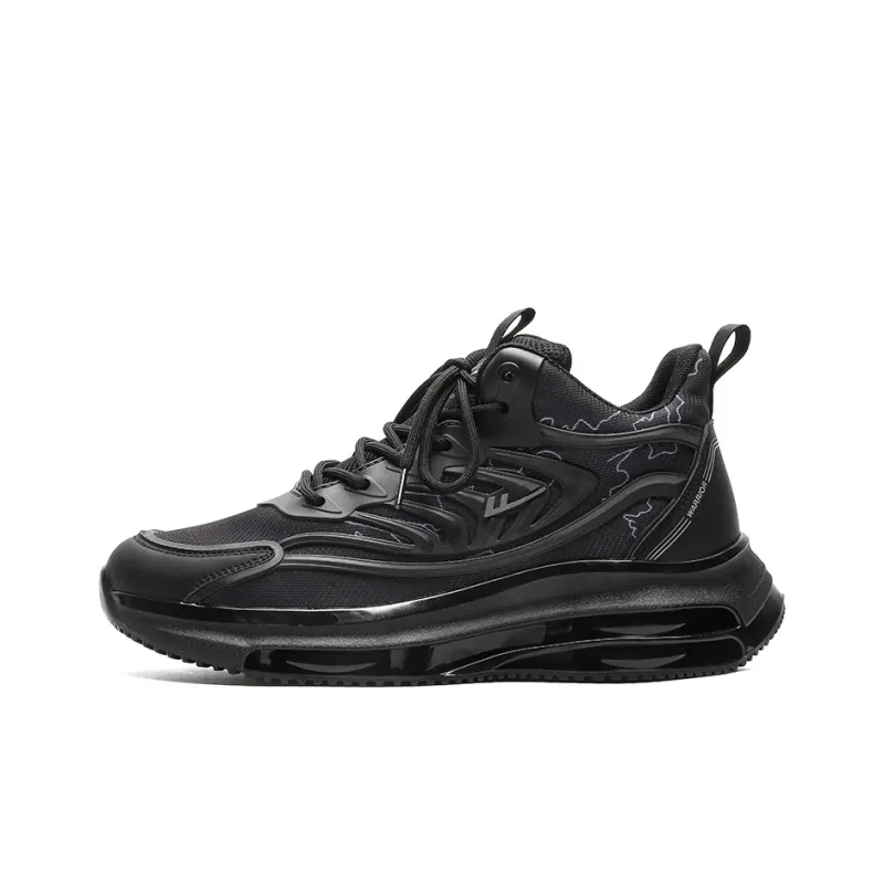 Warrior High Top Running Shoes Men's Black-0