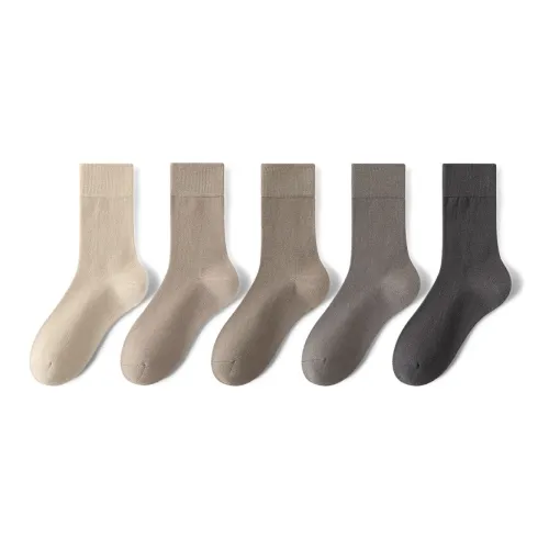 MIIOW Knee High Socks Men's 5 Pack