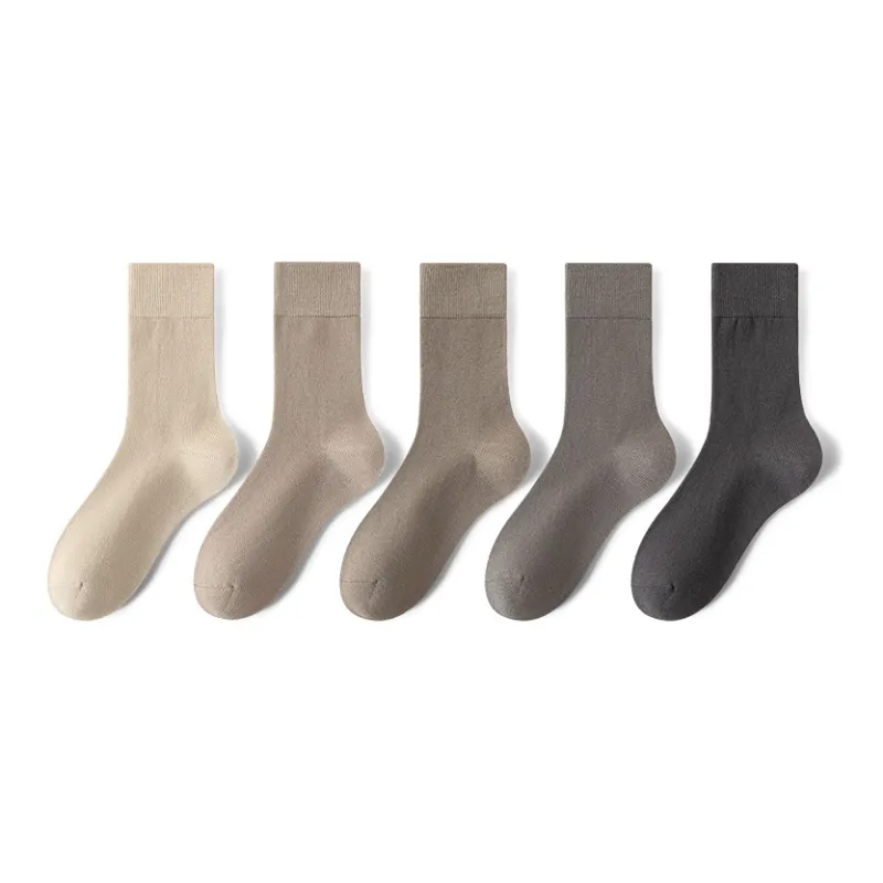MIIOW Knee High Socks Men's 5 Pack-10