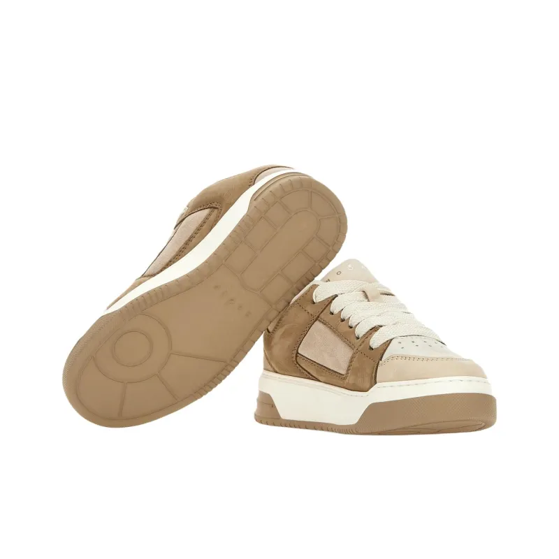 HOGAN Chamallow Low-Top Skateboard Shoes 5.8cm Women's Light Brown-5