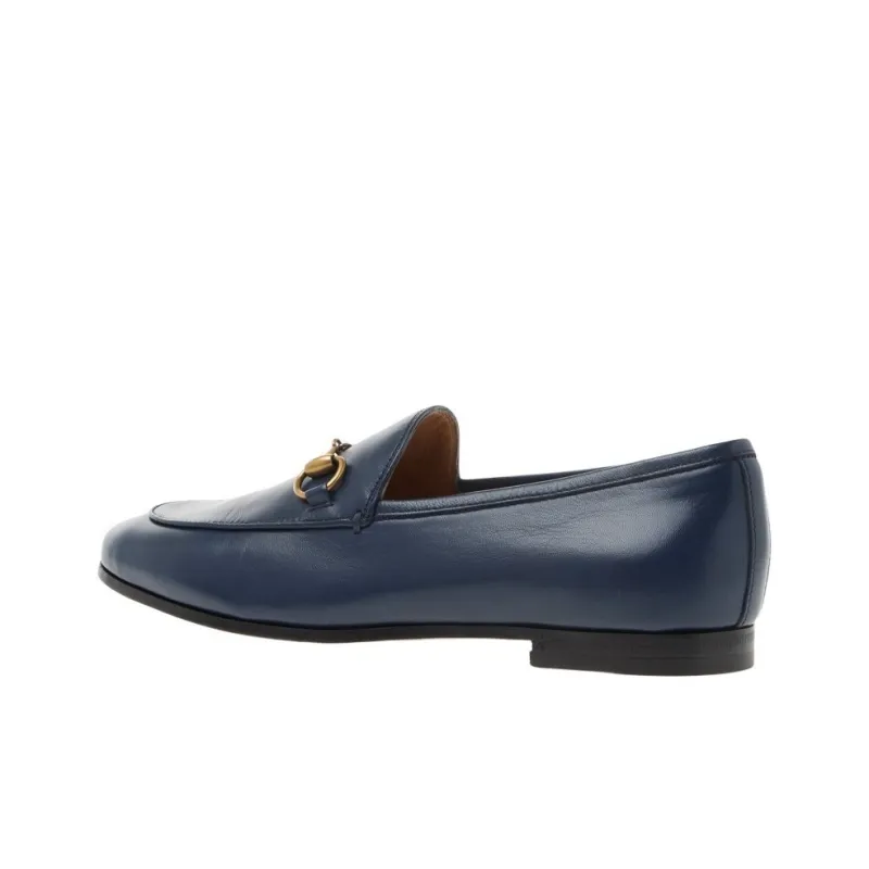 GUCCI Jordaan Loafers Men's Blue-0